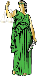 Lady Justice (Green dress)