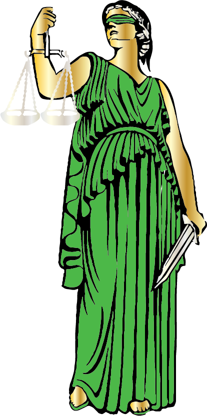 Lady Justice (Green dress)