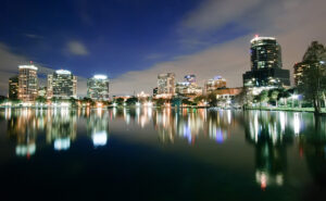 Orlando Skyline from Lake Eola