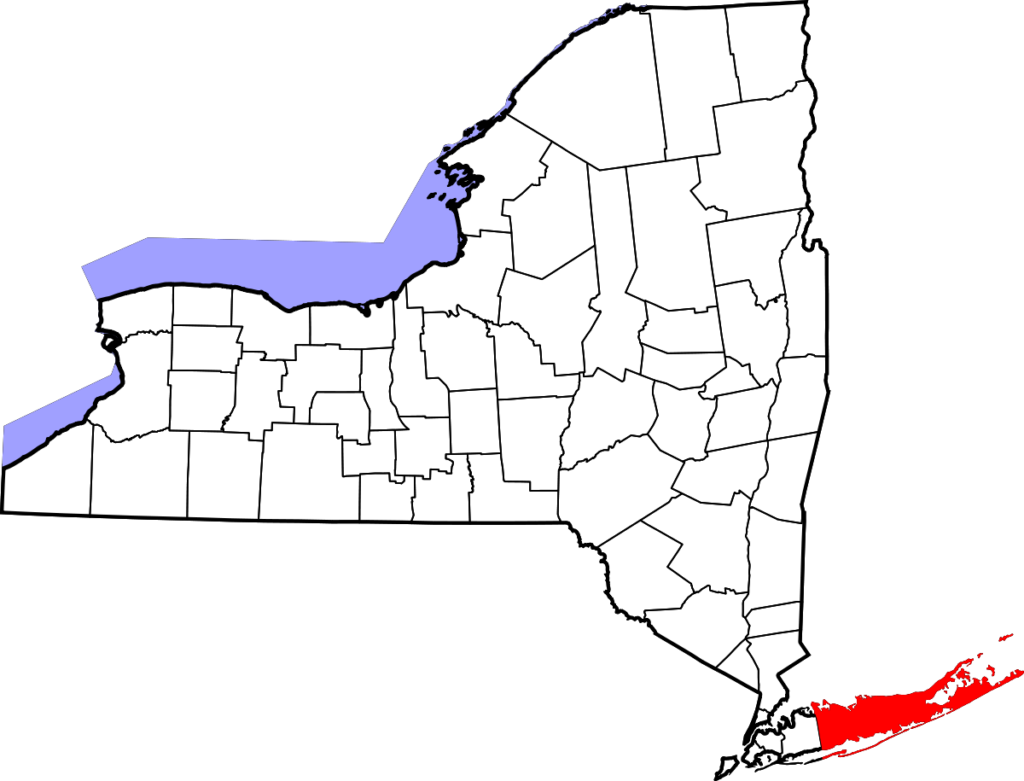 Suffolk County map